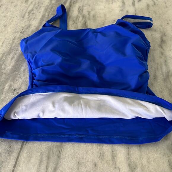 Royal Blue Tankini 2Pc NWOT Woman Size Small - Picture 8 of 10